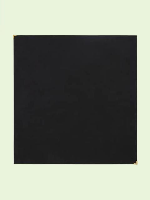 GUCCI Silk scarf with Double G metal tips