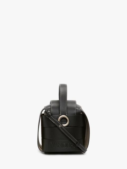 JW Anderson KNOT BAG - LEATHER TOP HANDLE BAG WITH CROSSBODY STRAP