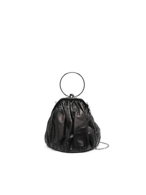 Yohji Yamamoto Clasp Drape leather tote bag