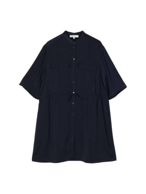 Maison Kitsuné short-sleeve button-up minidress