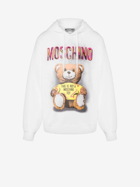 Moschino MOSCHINO TEDDY BEAR ORGANIC COTTON HOODIE