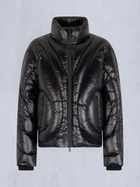 MOOSE KNUCKLES QUILTED LOGO DOWN JACKET