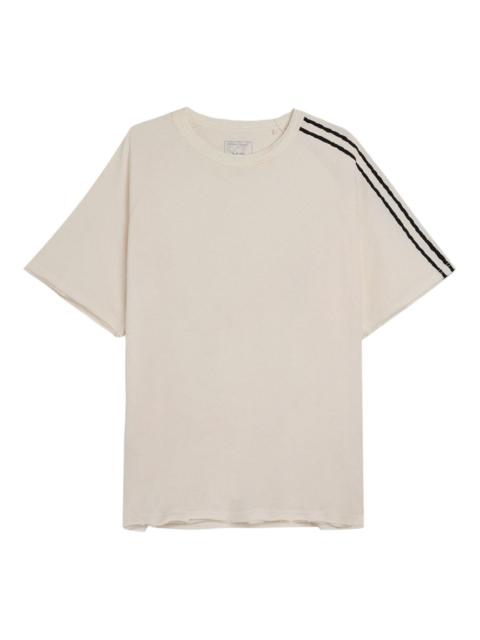 Y-3 raw edge three-stripes T-shirt