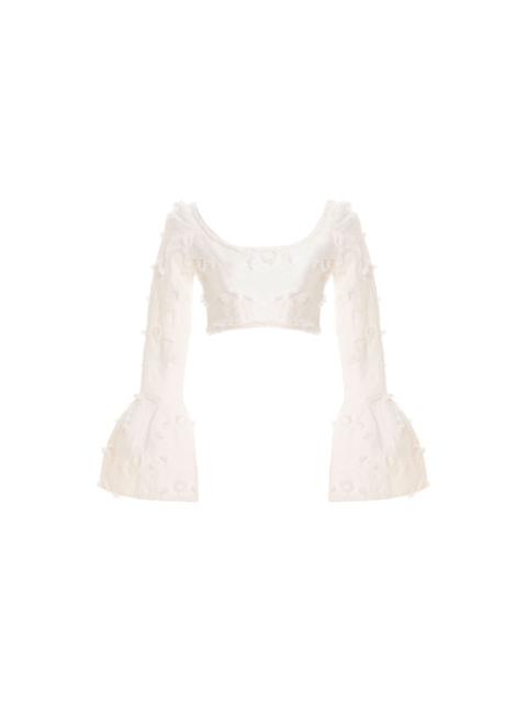 Agua by Agua Bendita Limoncillo Diente de Leon Cropped Top