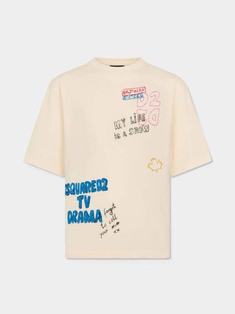 DSQUARED2 D2 LOOSE FIT T-SHIRT