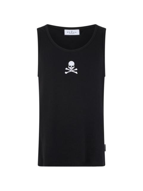PHILIPP PLEIN skull-embroidered tank top