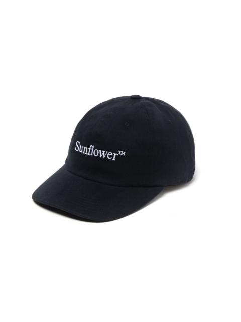 SUNFLOWER logo-embroidered cotton cap
