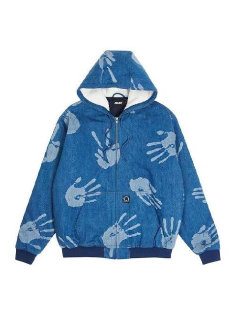 PALACE PALACE Active Bredda Printing hooded Jacket Unisex Blue PAL-FW20-097