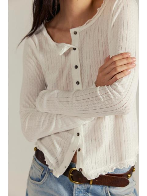 FREE PEOPLE We The Free Penny Pointelle Cardi