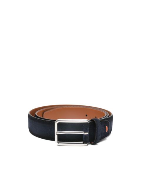 Santoni suede belt