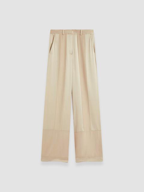 JOSEPH Corto Shiny Matte Satin Trousers