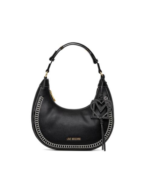 Moschino logo-detail stitched tote bag