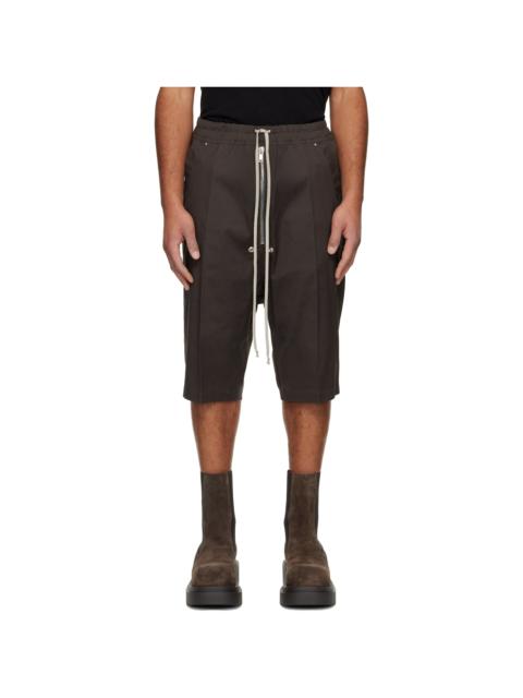 Rick Owens Gray Concordians Bela Pods Shorts