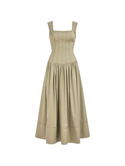 Aje. Parallel midi dress