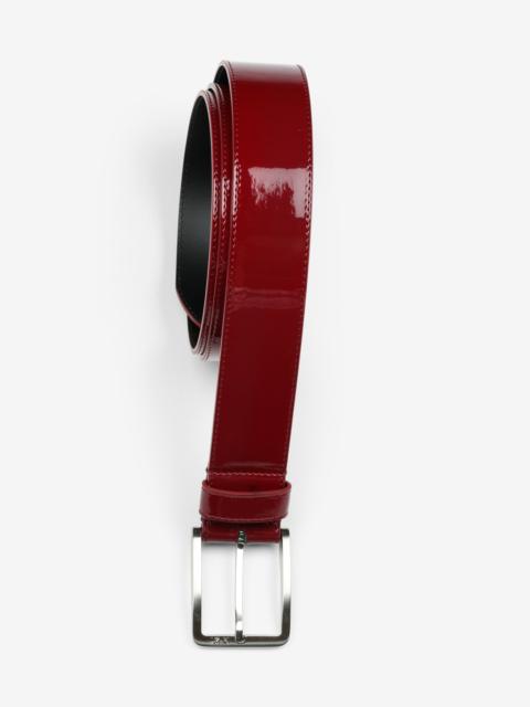 N°21 SQUARE-BUCKLE LEATHER BELT