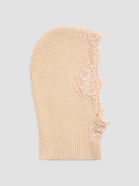 Valentino Women's VLogo Signature Cashmere and Lace Hood - Alabaster