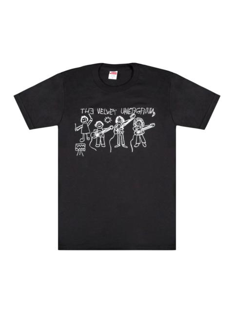 Supreme The Velvet Underground Drawing T-Shirt 'Black'