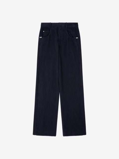 Isabel Marant MILORSY CORDUROY VELVET FLARE PANTS