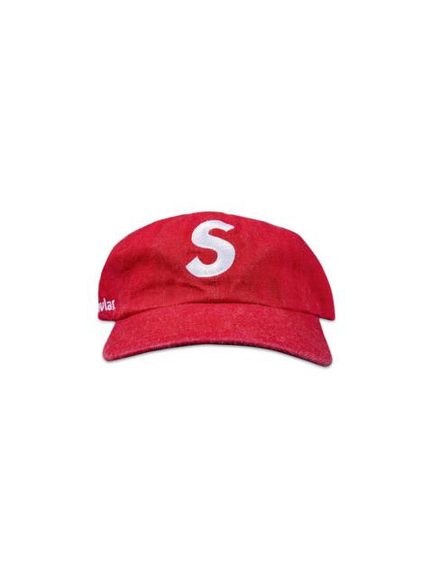 Supreme x Kevlar Denim S Logo 6-Panel 'Red'