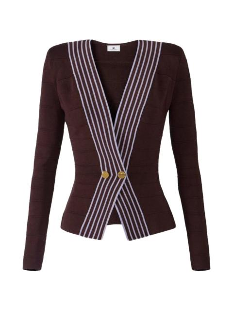 ELISABETTA FRANCHI striped cardigan