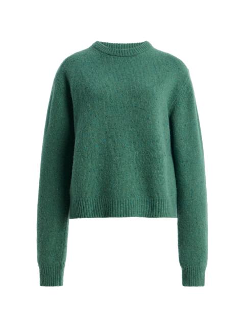 RÓHE Fitted Wool-Blend Mouliné Sweater