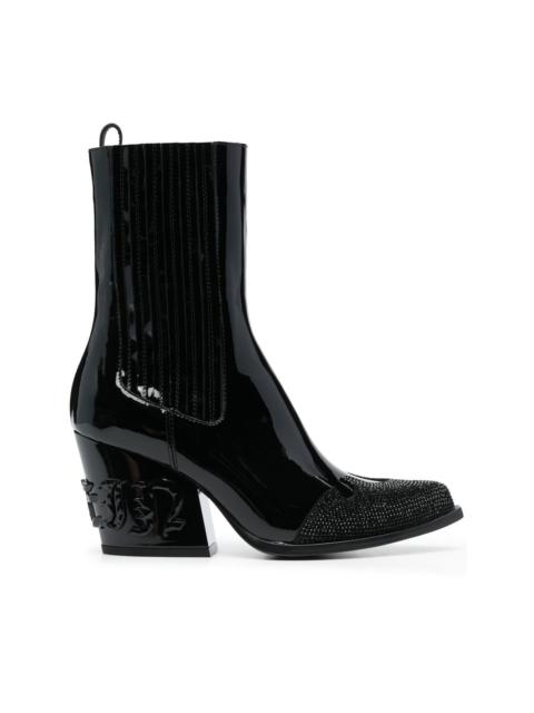 PHILIPP PLEIN crystal-embellished boots