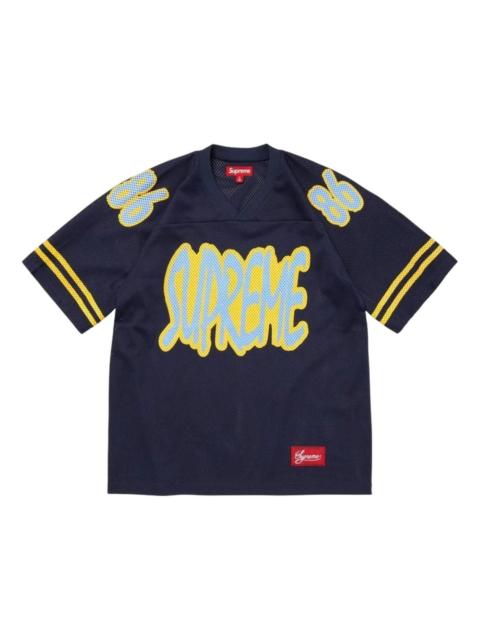 Supreme Supreme FW26 Reflective Football Jersey 'Navy' SUP-FW26-017-NVY