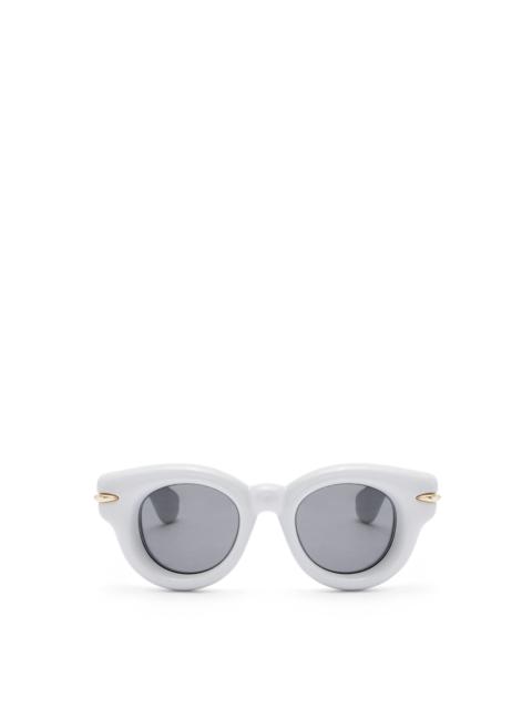 Inflated round sunglasses in nylon