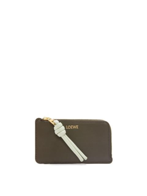 Loewe Knot coin cardholder in shiny nappa calfskin