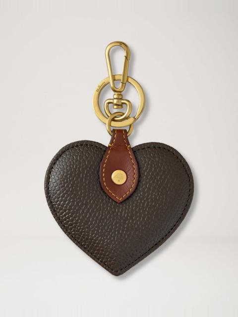 Mulberry Heart Keyring Scotchgrain