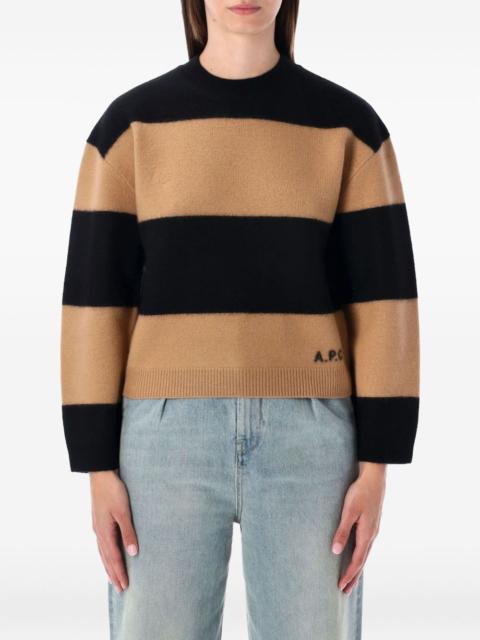 A.P.C. Penny stripe knit sweater