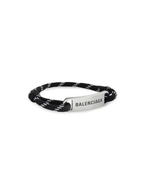 BALENCIAGA Plate Bracelet in Black