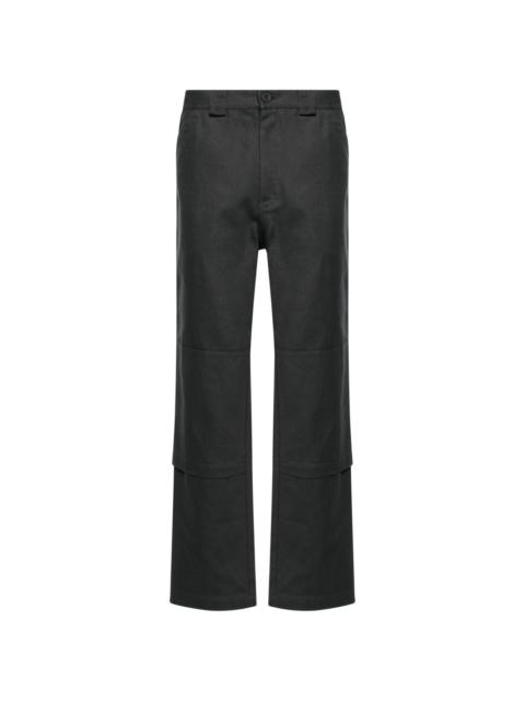 GR10K Replicated straight-leg trousers
