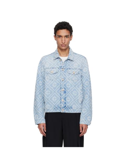 CASABLANCA Blue Pearl Denim Jacket
