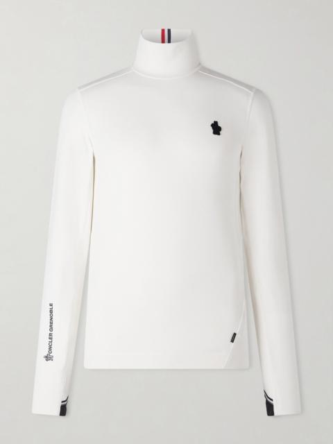 Moncler Grenoble Slim-Fit Logo-Appliquéd Polartec® Power Grid™ Base Layer