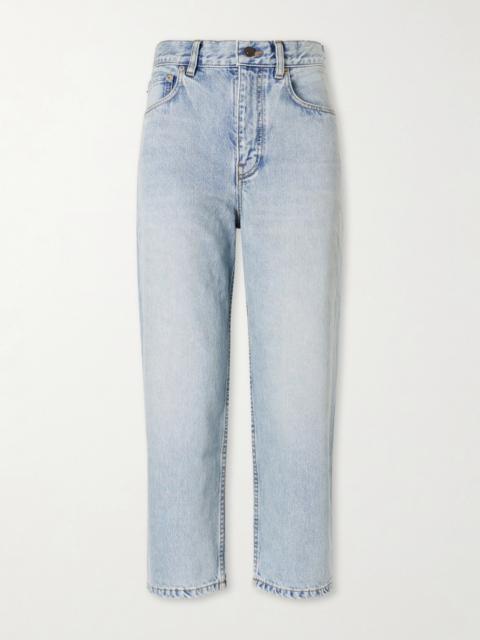 BALENCIAGA Jackie Mid-rise Straight-leg Capri Jeans