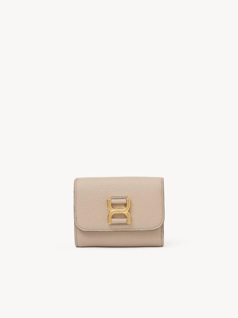 Chloé SMALL MARCIE TRI-FOLD IN GRAINED LEATHER
