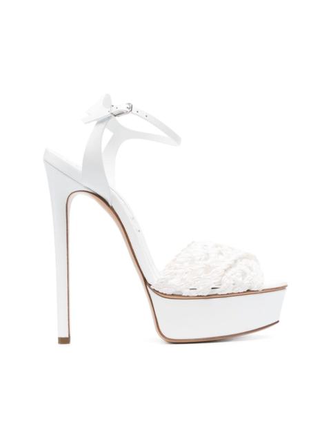 CASADEI Flora Versilia 155mm platform sandals