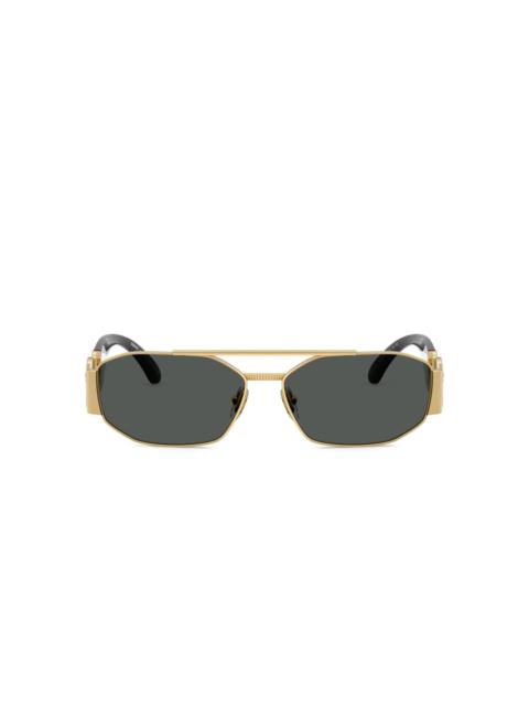 VERSACE embellished double-bridge sunglasses