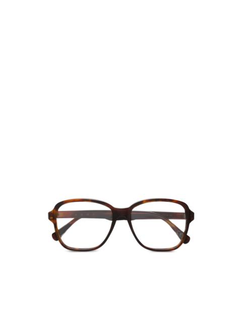 Marni tortoiseshell-effect square-frame glasses