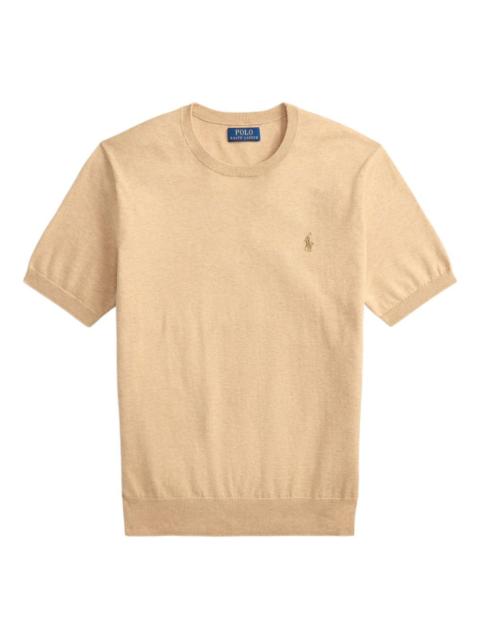 Polo Ralph Lauren embroidered crew-neck short-sleeve T-shirt