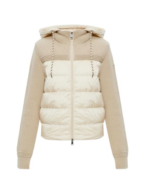 Moncler logo-patch cardigan