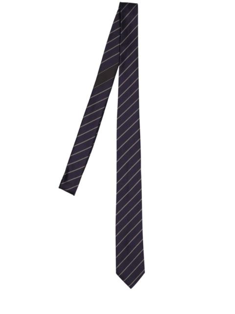 Dries Van Noten Striped silk tie