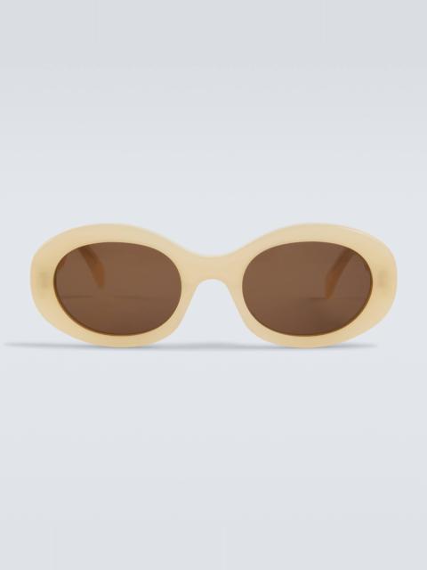 CELINE Triomphe 01 oval sunglasses