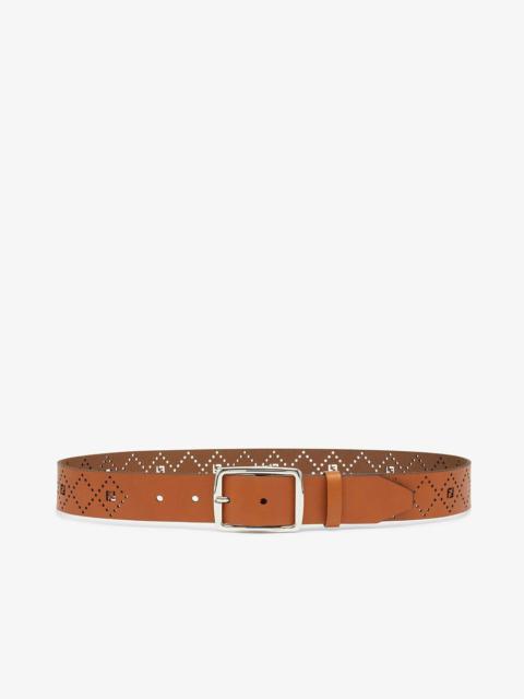 FENDI Brown leather belt
