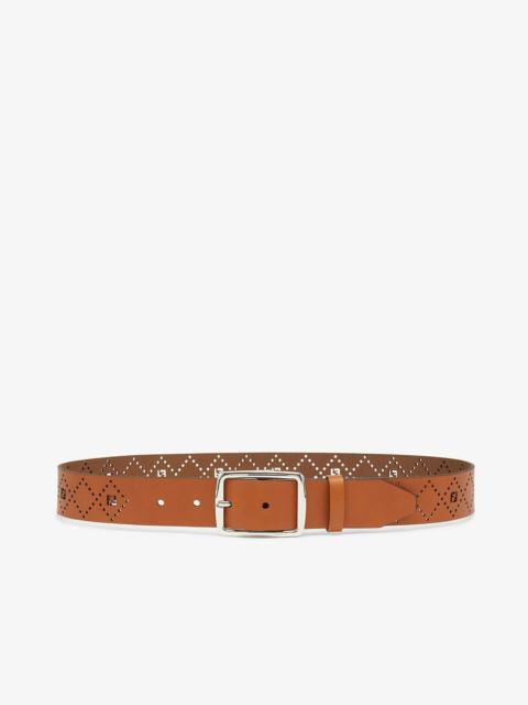 FENDI Brown leather belt