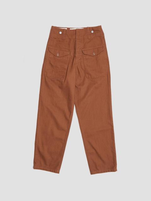 Nigel Cabourn British Army Ambulance Pant in Brown