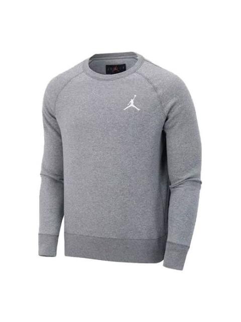 Jordan Air Jordan Casual Sports Round Neck Pullover 'Grey' BQ2941-091