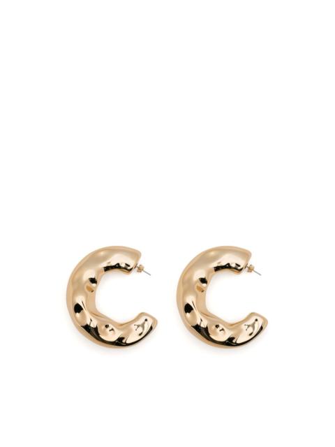 ESSENTIEL ANTWERP gold-tone hoop earrings