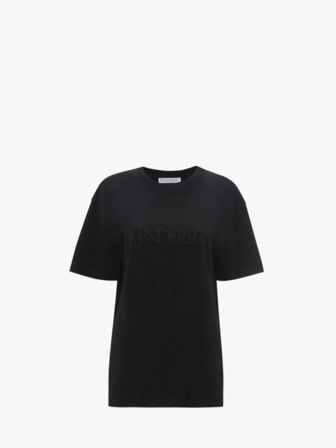 JW Anderson T-SHIRT WITH LOGO EMBROIDERY